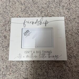 Rae Dunn White Friendship Frame